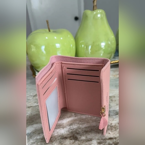 - Pink Wallet Card Holder - Picture 6 of 9